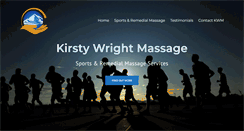 Desktop Screenshot of kirstywrightmassage.com